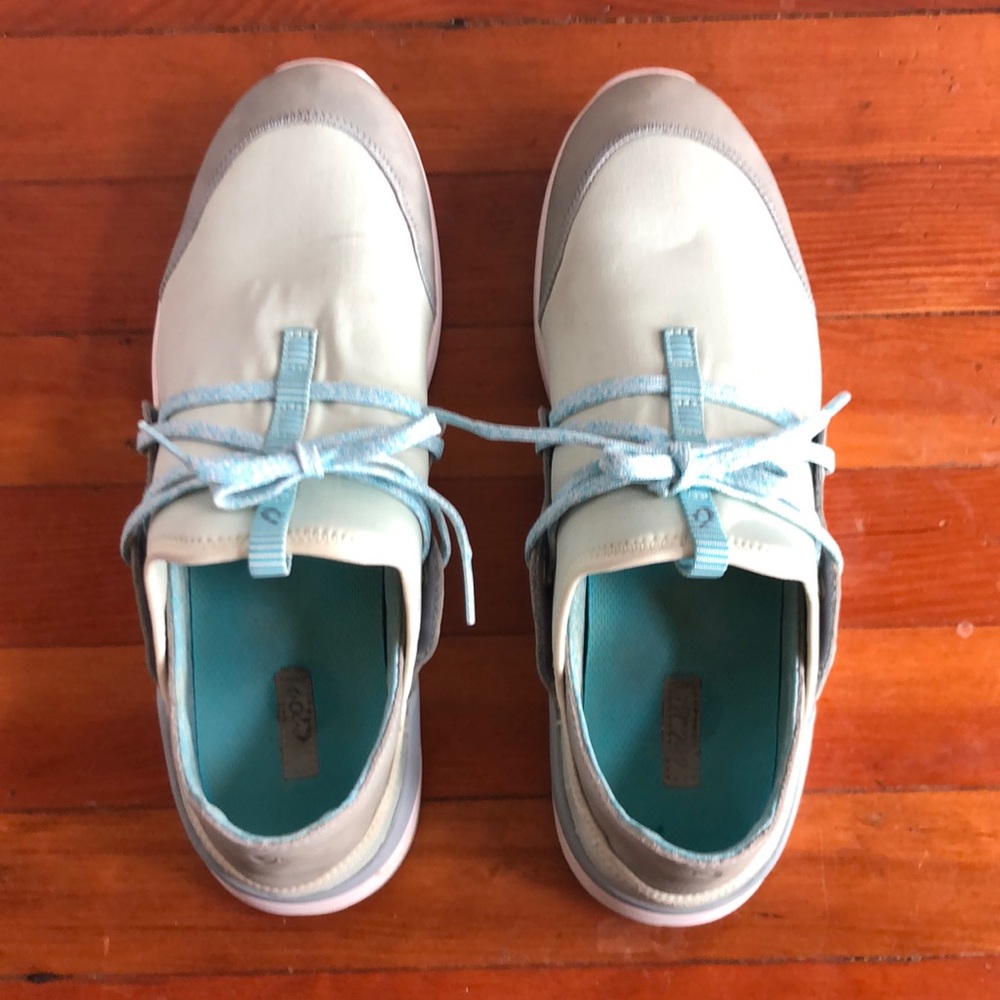 OluKai women’s boat shoes.